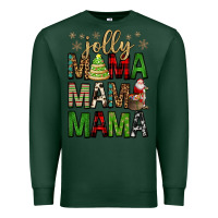 Sports Green jolly mama mama mama Premium Sweatshirt - FaDigitalArtStudio