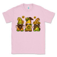 Bubblegum Pink sunflower gnomies Classic Tee - texasbilliewilder