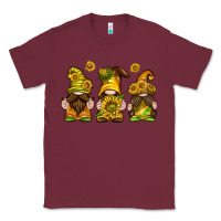 Burgundy sunflower gnomies Classic Tee - texasbilliewilder