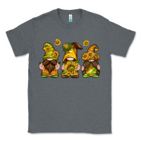 Charcoal Heather sunflower gnomies Classic Tee - texasbilliewilder