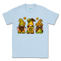 Dusty Blue sunflower gnomies Classic Tee - texasbilliewilder