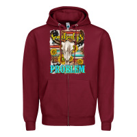 Burgundy somebodys problem Zipper Hoodie - texasbilliewilder