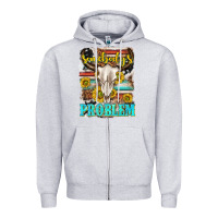 Heather Grey somebodys problem Zipper Hoodie - texasbilliewilder