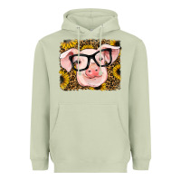 Matcha sunflowers pig Heavyweight Hoodie - RanaPortraitStore
