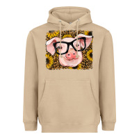Mushroom sunflowers pig Heavyweight Hoodie - RanaPortraitStore