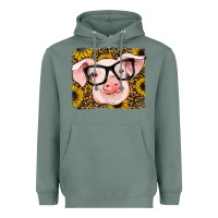 Sunflowers Pig Heavyweight Hoodie | Teevron