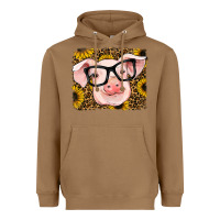 Toasted Coconut sunflowers pig Heavyweight Hoodie - RanaPortraitStore