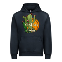 Navy cactus go sit on a cactus Urban Hoodie - Jasminsmagicworld