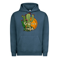Pigment Midnight Navy cactus go sit on a cactus Urban Hoodie - Jasminsmagicworld