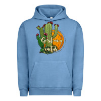 Pigment Pebble Blue cactus go sit on a cactus Urban Hoodie - Jasminsmagicworld