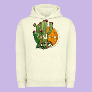 Cactus Go Sit On A Cactus Urban Hoodie Designed By Jasminsmagicworld