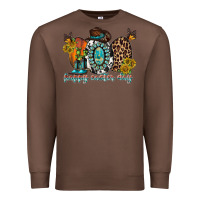 Chestnut happy easter egg western Premium Sweatshirt - RacoonDesign