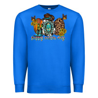 True Royal happy easter egg western Premium Sweatshirt - RacoonDesign