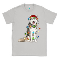 Moon Dust Husky Christmas Lights Classic Tee - RanaPortraitStore