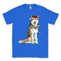 True Royal Husky Christmas Lights Classic Tee - RanaPortraitStore