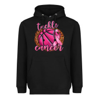 Black tackle cancer basketball Heavyweight Hoodie - texasbilliewilder