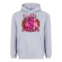 Heather Grey tackle cancer basketball Heavyweight Hoodie - texasbilliewilder