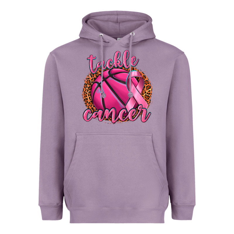 Tackle Cancer Basketball Heavyweight Hoodie by texasbilliewilder | Teevron