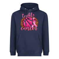Navy tackle cancer basketball Heavyweight Hoodie - texasbilliewilder