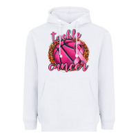 White tackle cancer basketball Heavyweight Hoodie - texasbilliewilder