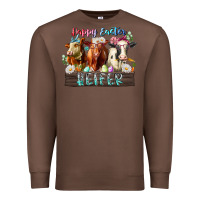 Chestnut happy easter heifer Premium Sweatshirt - RacoonDesign