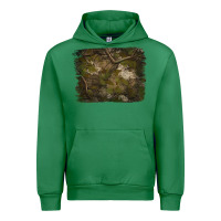 Emerald green hunter camouflage pattern brushstroke Urban Hoodie - Jasminsmagicworld