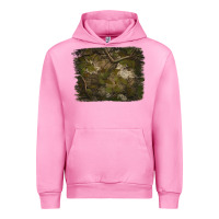 Fuchsia Pink green hunter camouflage pattern brushstroke Urban Hoodie - Jasminsmagicworld