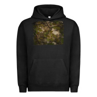 Pigment Black green hunter camouflage pattern brushstroke Urban Hoodie - Jasminsmagicworld