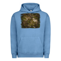 Pigment Pebble Blue green hunter camouflage pattern brushstroke Urban Hoodie - Jasminsmagicworld