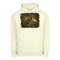 Pigment Pistachio green hunter camouflage pattern brushstroke Urban Hoodie - Jasminsmagicworld