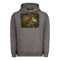 Pigment Tornado green hunter camouflage pattern brushstroke Urban Hoodie - Jasminsmagicworld