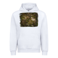 White green hunter camouflage pattern brushstroke Urban Hoodie - Jasminsmagicworld