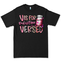 Black v is for valentine versed Premium Tee - RacoonDesign