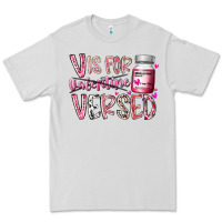 Dove Grey v is for valentine versed Premium Tee - RacoonDesign