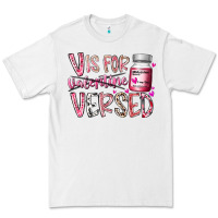 White v is for valentine versed Premium Tee - RacoonDesign