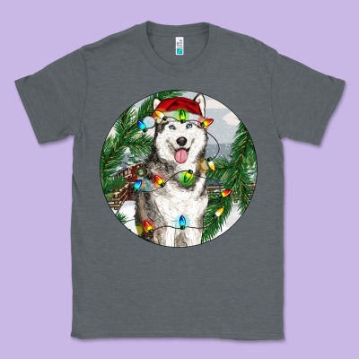 Husky And Farm Ornament Classic Tee Designed By Ranaportraitstore