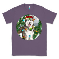 Lavender husky and farm ornament Classic Tee - RanaPortraitStore