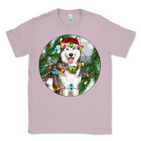 Lilac husky and farm ornament Classic Tee - RanaPortraitStore