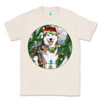 Natural husky and farm ornament Classic Tee - RanaPortraitStore