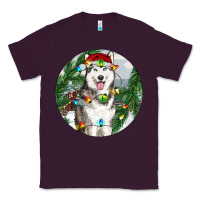 Plum husky and farm ornament Classic Tee - RanaPortraitStore