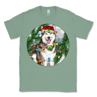 Sage husky and farm ornament Classic Tee - RanaPortraitStore