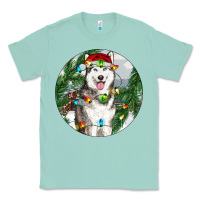 Seafoam husky and farm ornament Classic Tee - RanaPortraitStore