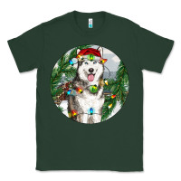 Sports Green husky and farm ornament Classic Tee - RanaPortraitStore