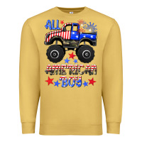 Antique Gold all american boy Premium Sweatshirt - HRA Design Shop
