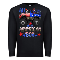 Black all american boy Premium Sweatshirt - HRA Design Shop