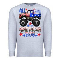 Heather Grey all american boy Premium Sweatshirt - HRA Design Shop