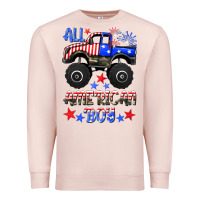 Pale Pink all american boy Premium Sweatshirt - HRA Design Shop