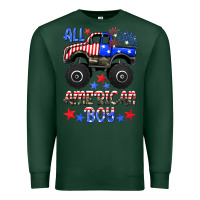 Sports Green all american boy Premium Sweatshirt - HRA Design Shop