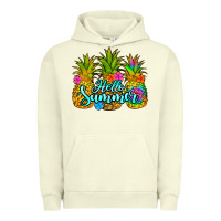 Pigment Pistachio hello summer pineapple Urban Hoodie - Jasminsmagicworld