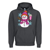 Smoke bougie snowman Zipper Hoodie - Zillion Design Studio